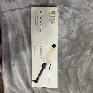 1.25” hot tools gold barrel curling iron